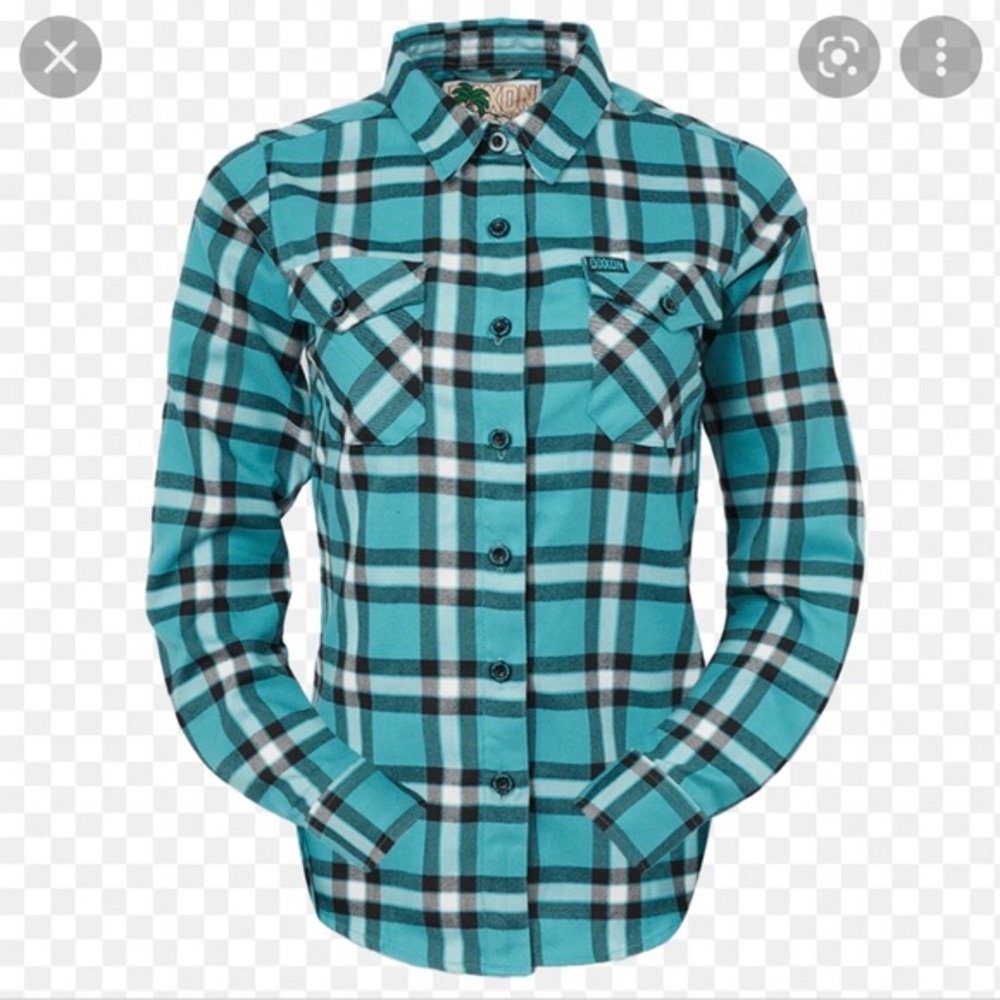 New Dixxon The Aurora Flannel Shirt-L